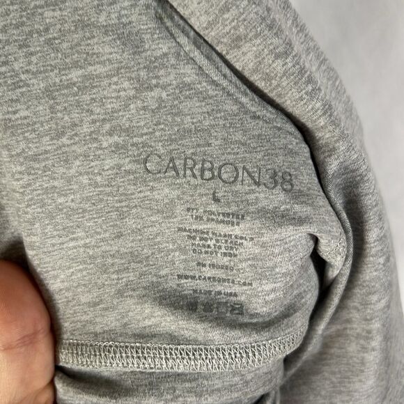 CARBON38 Wrap Bra in Heather Melt - Silver Heather Large NWT - Picture 6 of 6